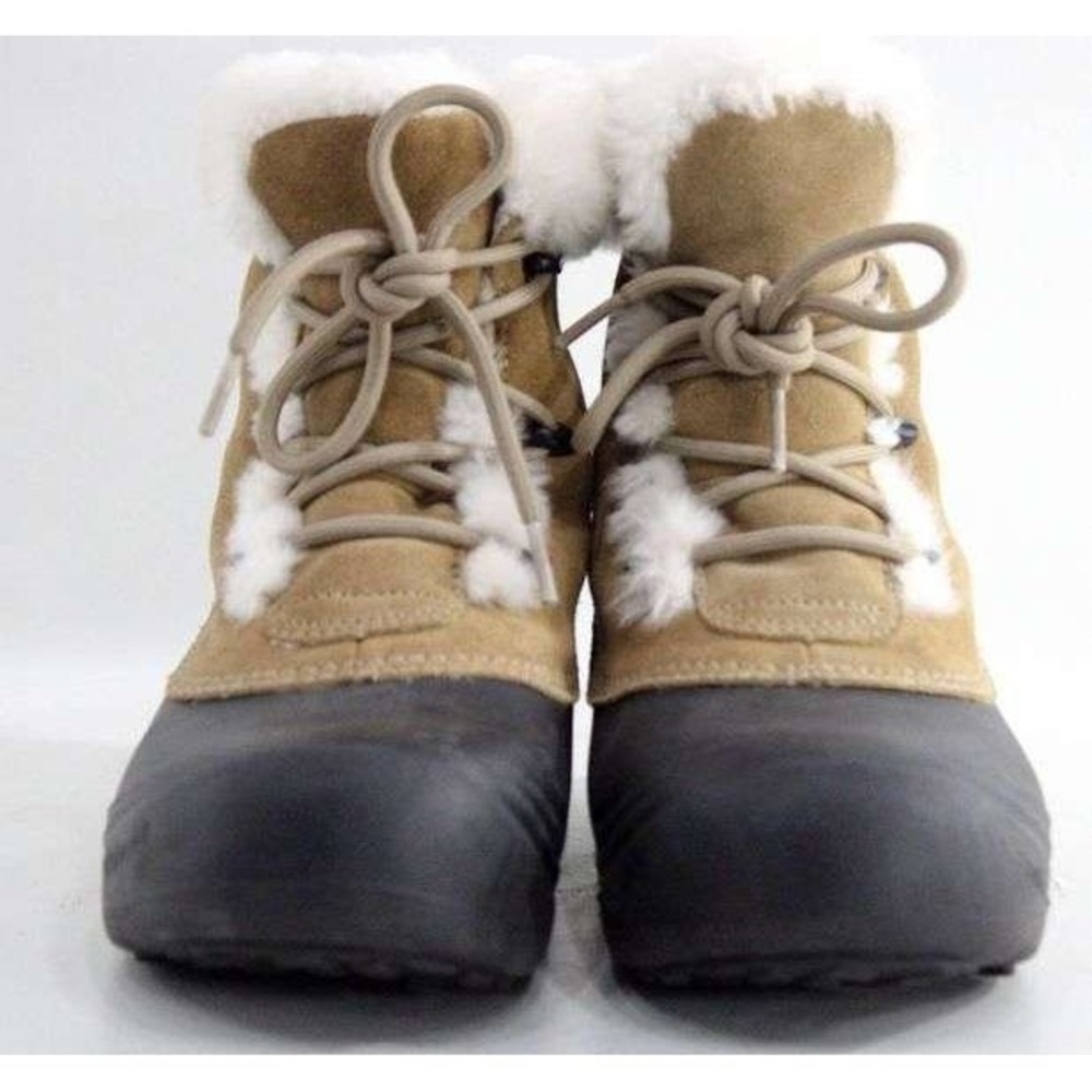 Sorel Columbia Womens Suede Snow Angel Waterproof Winter Boots Size US 8‎